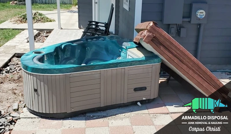 Hot Tub Demolition Services in Portland, Corpus Christi, TX