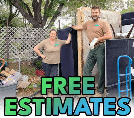 Free Junk Removal Estimates near Port Aransas, Portland and Corpus Christi, Texas